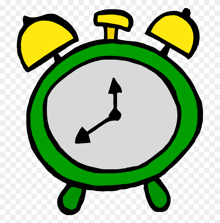 711x791 Image Of A Clock Group With Items - Sale Clipart