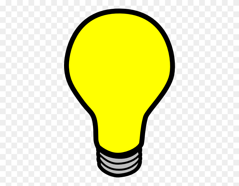 390x592 Image Of Clip Art Bulb Light Bulb Icon Clipart Free Clip - Electricity Clipart