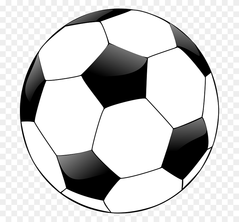 700x720 Image Of Soccer Ball - Soccer Dribbling Clipart