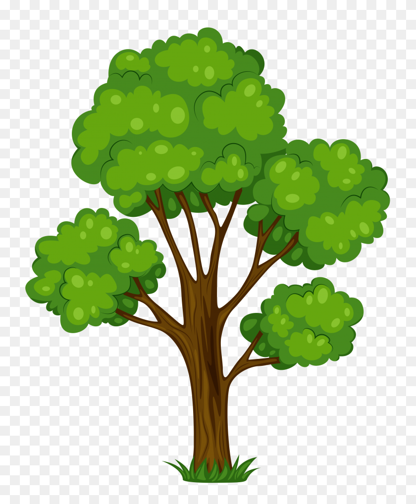 3126x3842 Image Of Tree Group With Items - Field Day Clipart Free