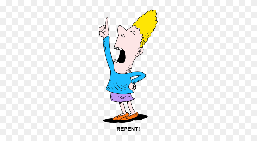 195x400 Image Repent - Person Yelling Clipart