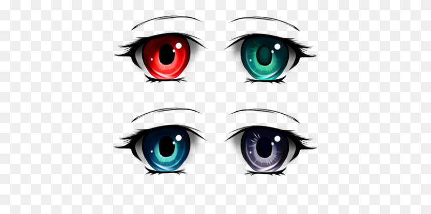 400x358 Resultado De Imagen Para Ojos De Anime Ojos En Ojos - Ojo De Anime Png