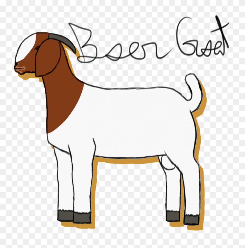 836x848 Image Result For Boer Goat Face Birthday Parties - Boer Goat Clip Art