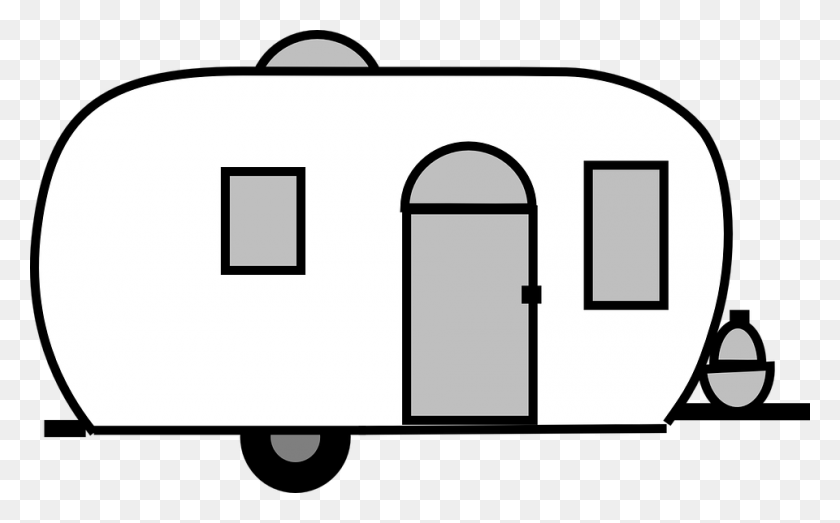 960x571 Image Result For Camper Picture Drawing Scan And Cut - Camping Black And White Clipart
