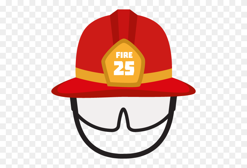 512x512 Результат Изображения Для Пожарной Шляпы Графическая Пожарная Машина - Клипарт Шляпа Пожарного
