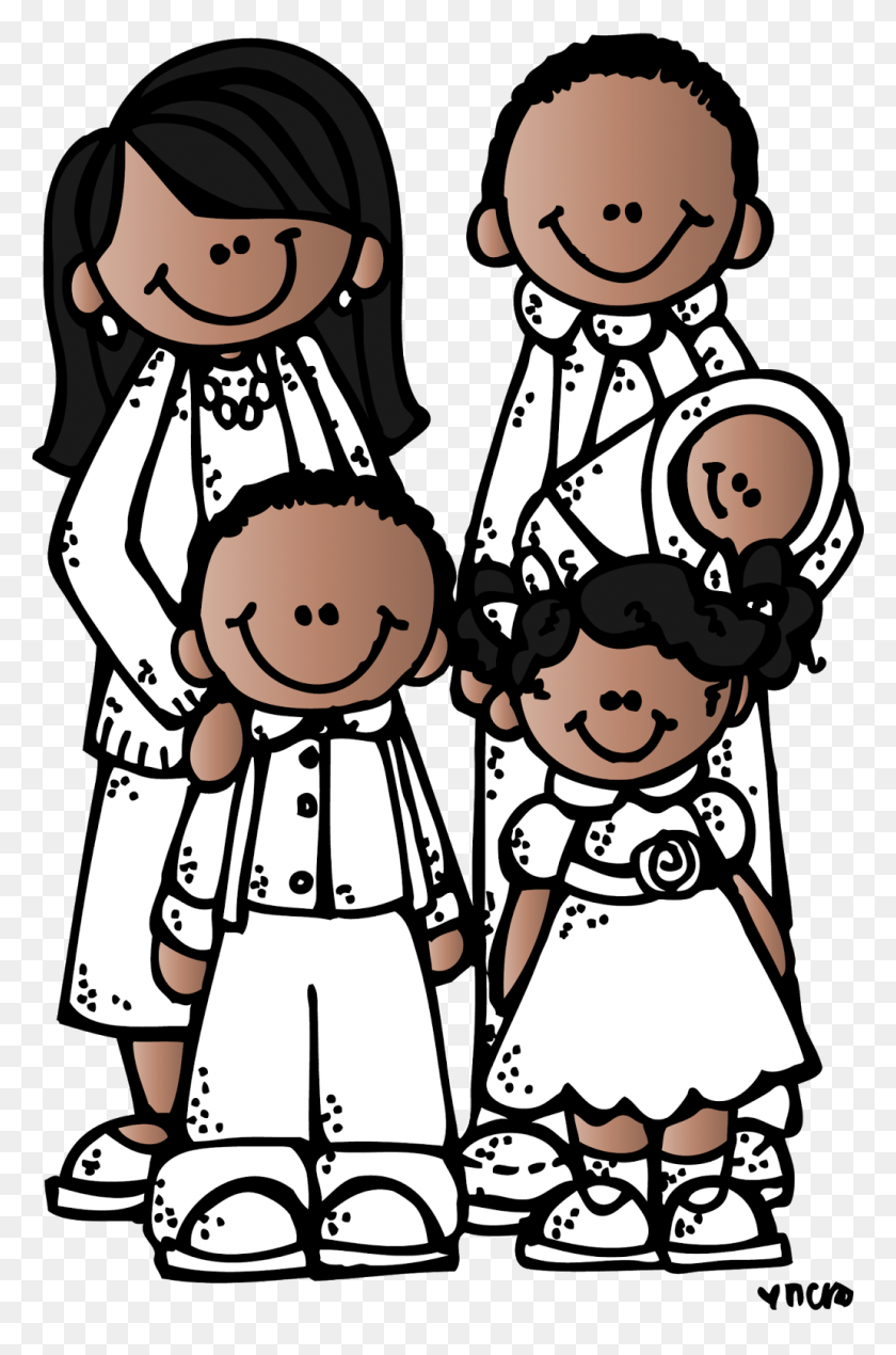1031x1600 Image Result For Melonheadz Family Melonheadz Lds, Clip Art - Family Of Four Clipart