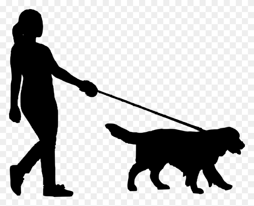 902x720 Image Result For Person Walking Dog Outline Baby Stuff - Person Outline PNG