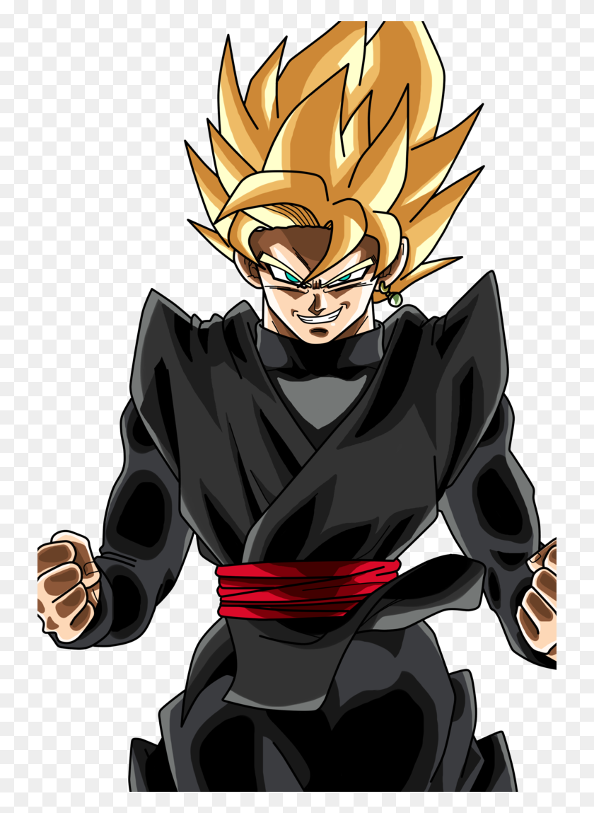 734x1089 Результат Изображения Для Super Saiyan Black Goku Black Goku - Гоку Черная Роза Png