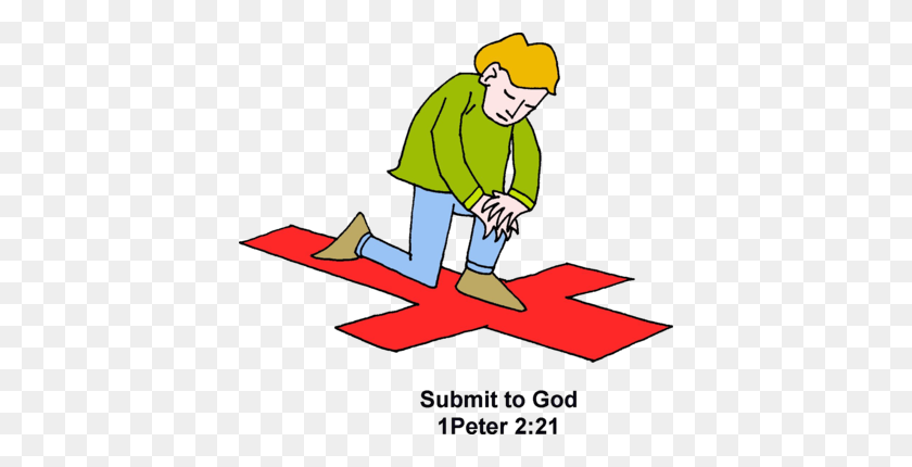 400x370 Image Submit To God Peter Clip Art - God Clipart