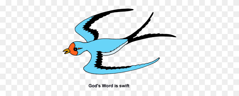 400x279 Image Swift Bird - Word Of God Clipart