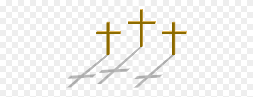 400x264 Image Three Small Crosses Cross Image - Three Crosses Clipart