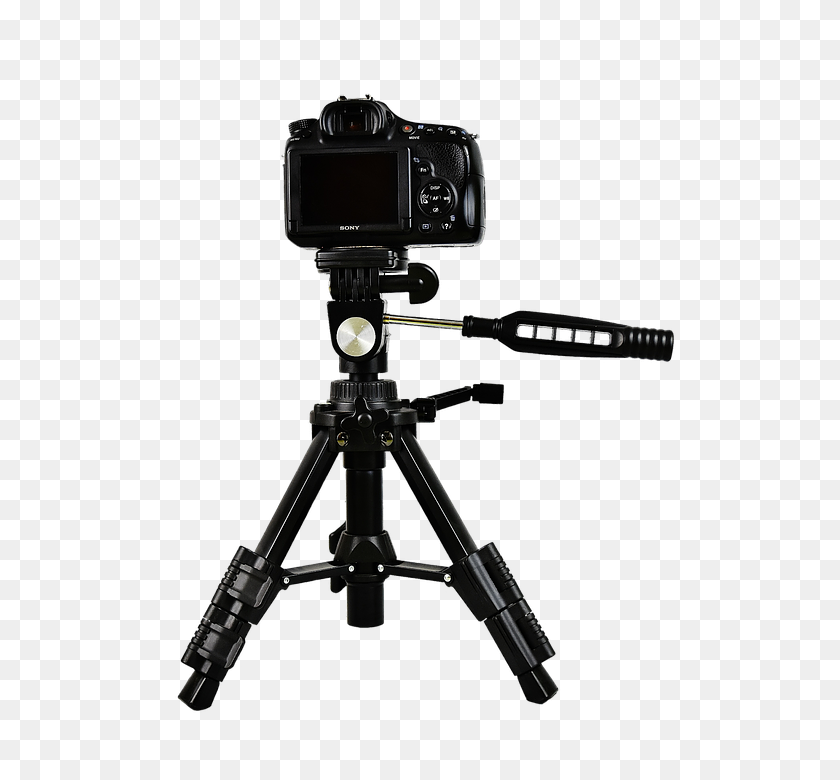 587x720 Image Video Cameras Clip Art - Camera On Tripod Clipart