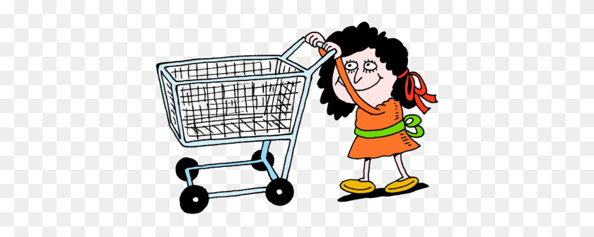 400x275 Image Woman Pushing Empty Shopping Cart No Matter How Empty You - We Want You Clipart