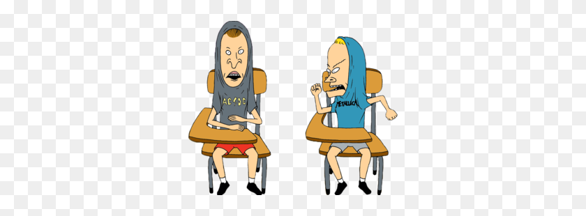 300x250 Images About Beavis Butthead On We Heart It See More - Beavis And Butthead PNG