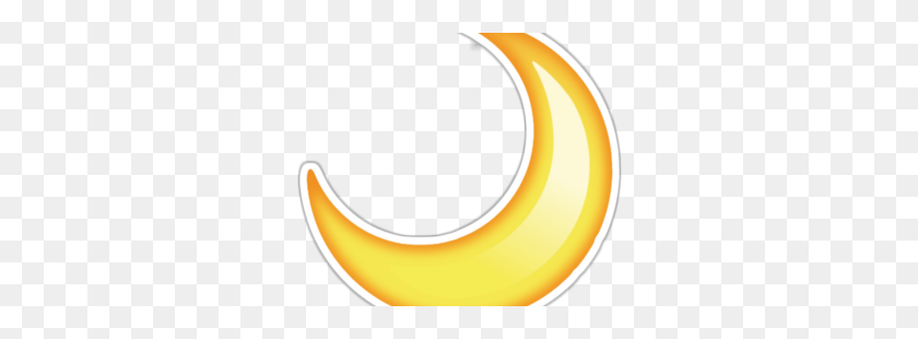 300x250 Изображения Об Эмодзи On We Heart It Узнать Больше О Смайликах - Moon Emoji Png