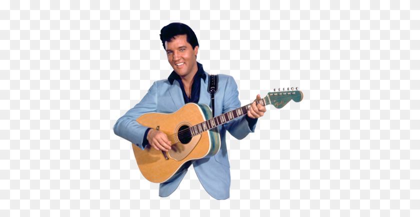 410x375 Images Fender Elvis Presley Guitar Wallpaper - Elvis Presley PNG