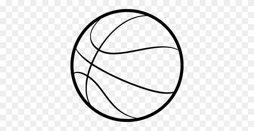 374x374 Изображения Для Логотипа Баскетбола С Контуром Финальных Разрезов - Клипарт С Логотипом Баскетбола
