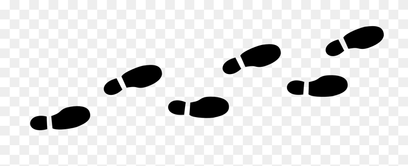 2519x916 Изображения Для Gt Walking Shoe Footprints - Shoes Walking Clipart