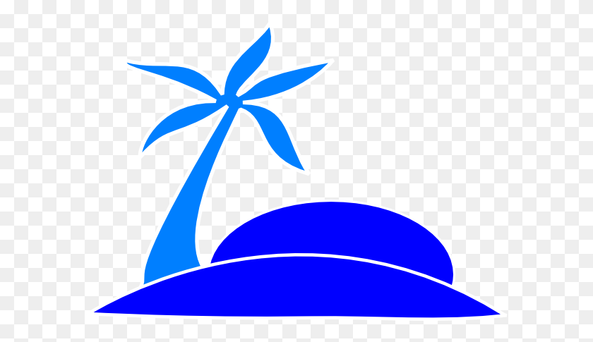 600x425 Images For Palm Tree Beach Outline - Beach Border Clipart