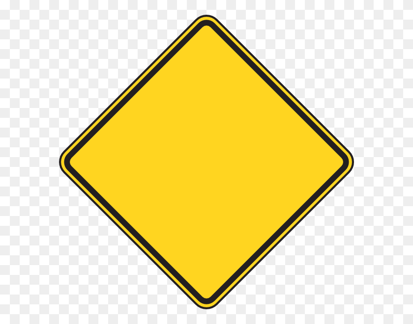 600x600 Images Of Blank Caution Sign - Danger Sign Clipart