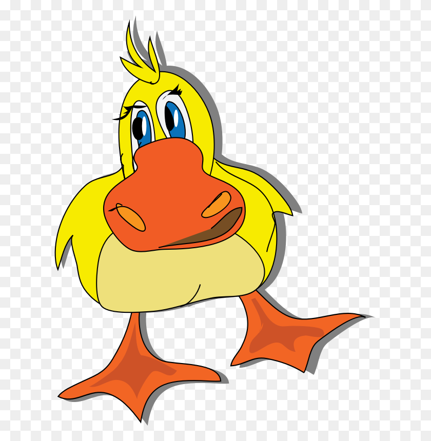 627x800 Images Of Duck Face Clip Art - Yellow Duck Clipart