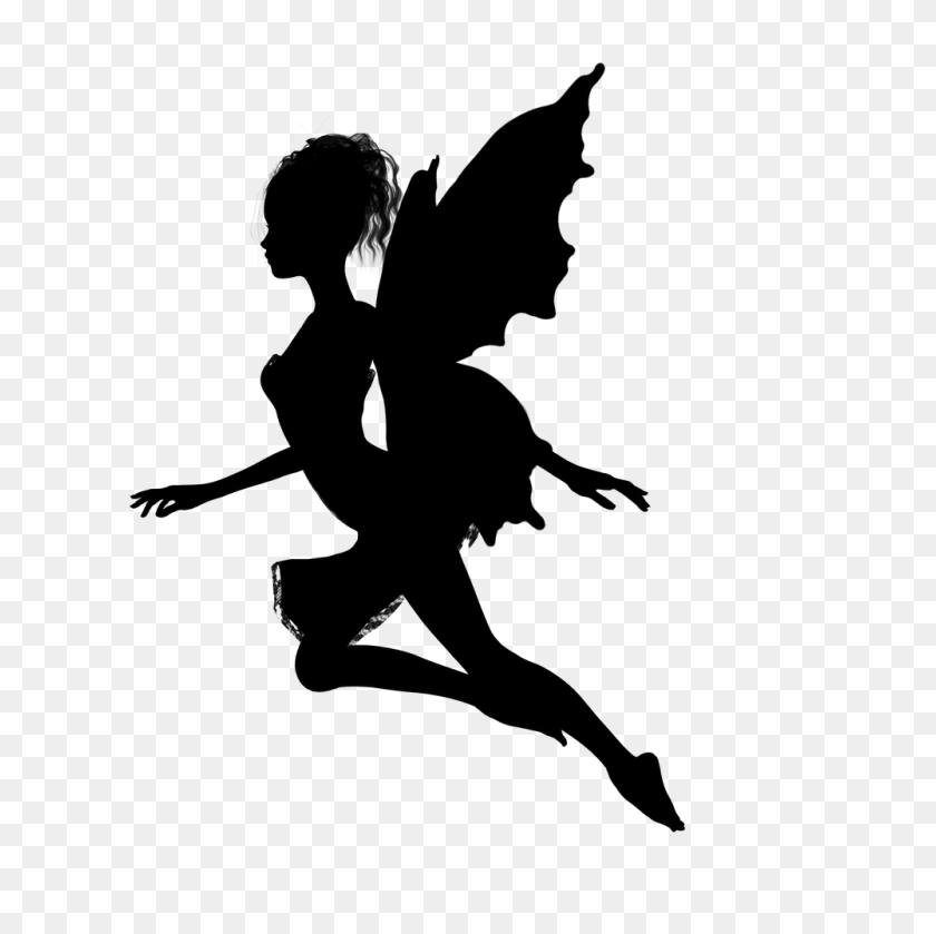 Fairy Silhouette Clipart Free Clipart Fairy Clipart Black And White