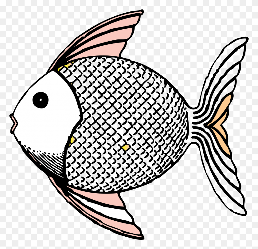 2555x2453 Черно-Белые Изображения Рыб На Каждый День Здоровья - Рентгеновский Клипарт С Рыбками