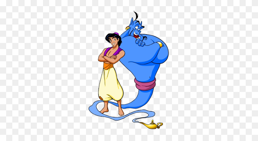 400x400 Imágenes De Genio De Aladdin Aladdin Genio Imágenes Prediseñadas De Disney - Waldo Clipart