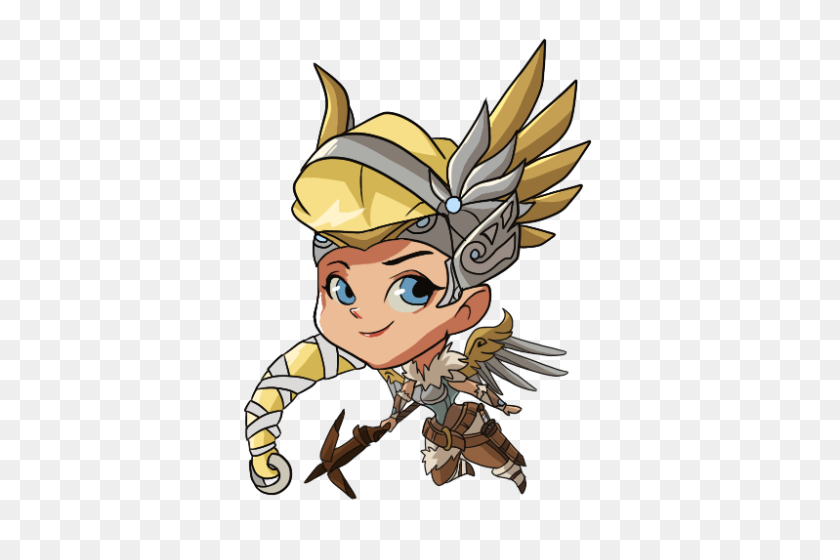500x500 Images Of Overwatch Mercy Cute - Overwatch Mercy PNG