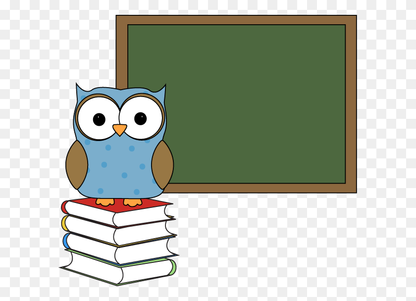 603x548 Images Of Owls Clipart Polka Dot Owl With Chalkboard Clip Art - Writing Paper Clipart
