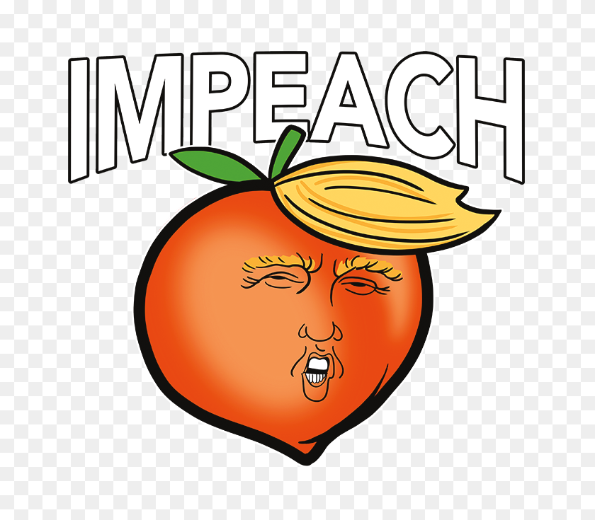 675x675 Impeach Trump Peach The Wild Side - Donald Trump Hair Clipart