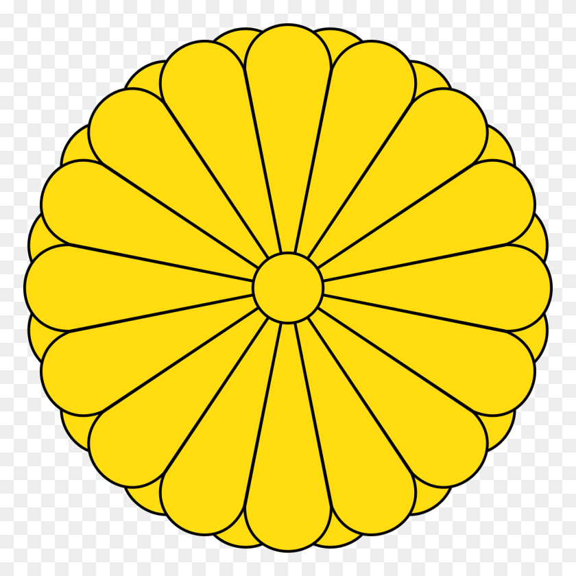 1200x1200 Imperial Seal Of Japan - Chrysanthemum PNG