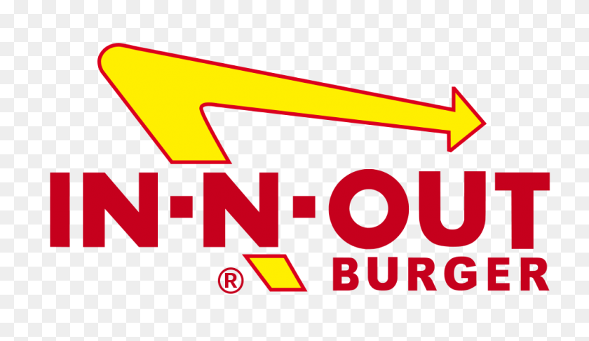 1000x547 In And Out Burger Logo Road Food Good Eats In N Out Burger Logo - In N Out PNG
