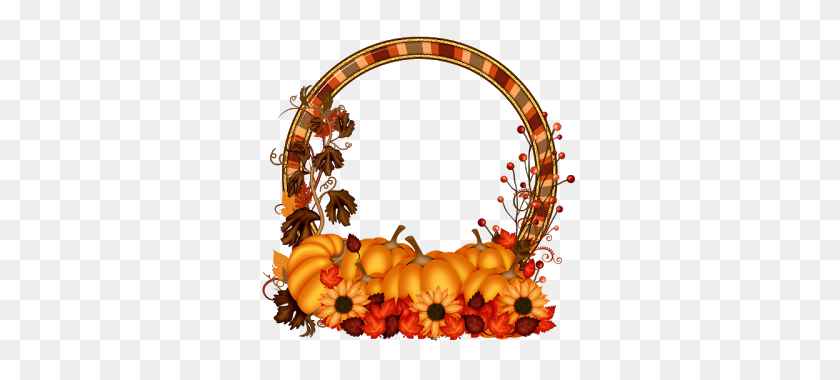 320x320 In Fall Border And Statiinary - Blt Clipart