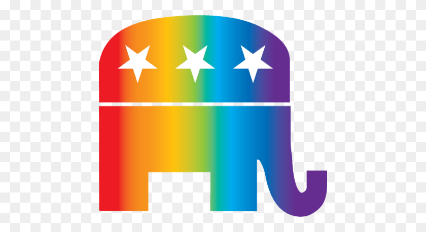 450x398 En Hipocresía Confiamos En Los Americanos Lgbt Y El Partido Republicano - Republicano Elefante Png