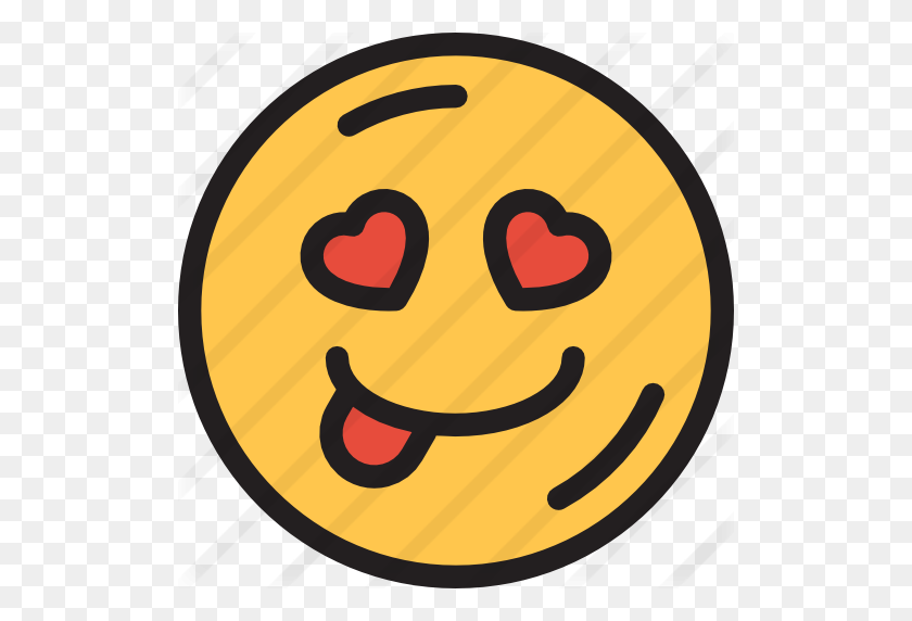 512x512 In Love - Emoji Enamorado PNG