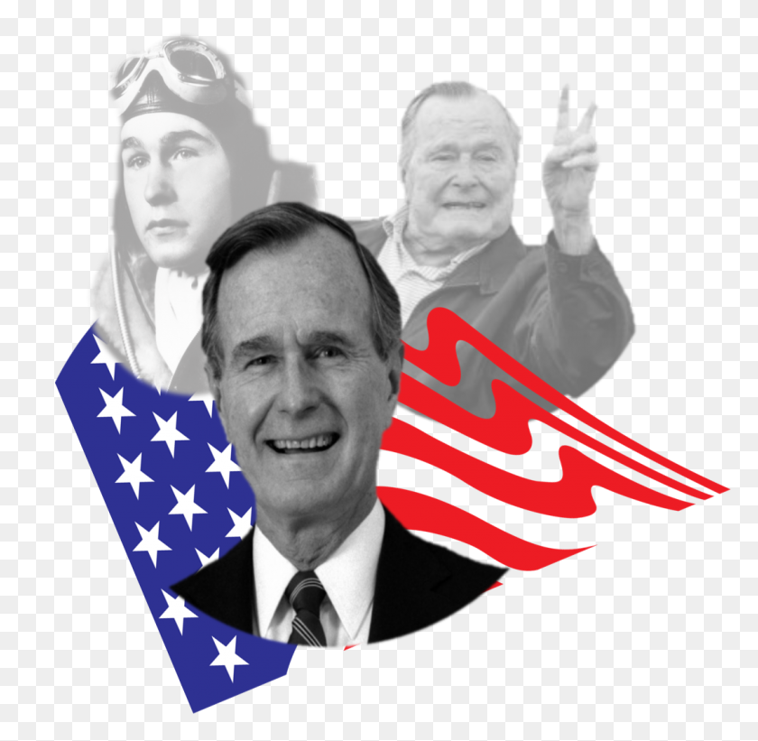 1080x1055 In Memoriam George H W Bush - George Bush PNG