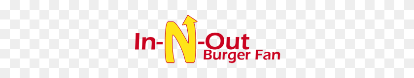 300x100 In N Out Burger Fan - In N Out Png