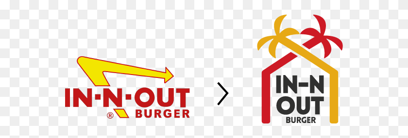 572x225 In N Out Logos - In N Out PNG