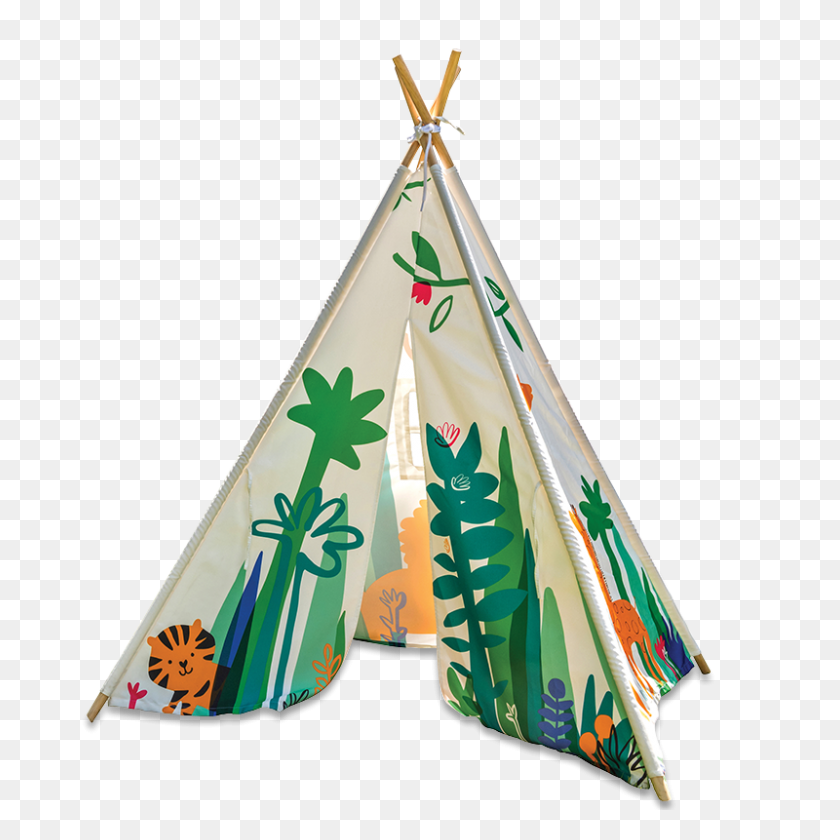 800x800 In The Jungle Teepee Nspcc Store - Teepee PNG
