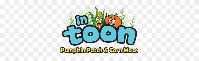 329x199 In Toon Pumpkin Patch Corn Maze Burden, Ks - Corn Maze Клипарт