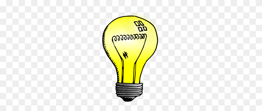 183x298 Incandescent Light Bulb Clip Art - Light Bulb Idea Clipart