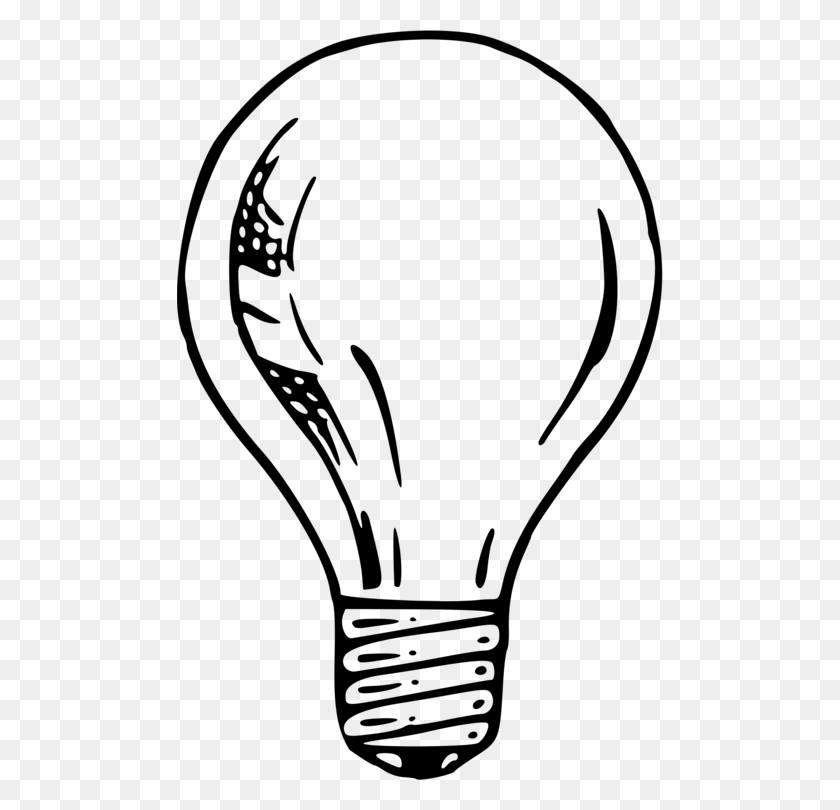 486x750 Incandescent Light Bulb Drawing Lamp Line Art - Marine Corps Clipart