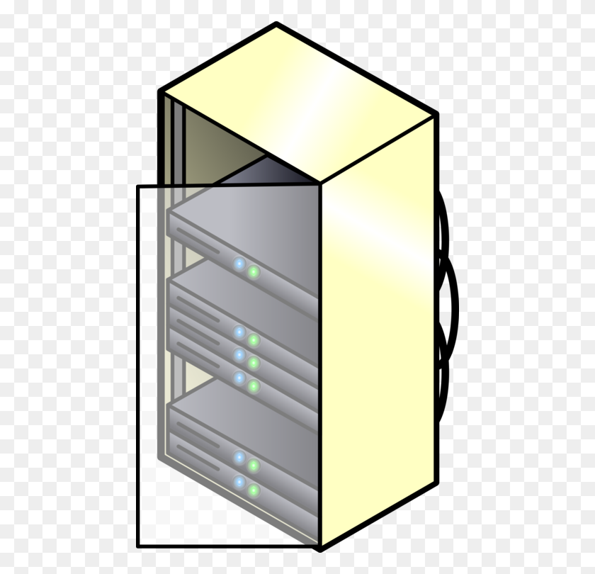 456x750 Inch Rack Computer Icons Computer Servers Blade Server Rack - Inch Clipart