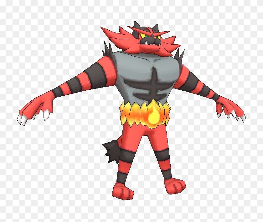 750x650 Incineroar's Actual T Pose Sun And Moon Know Your Meme - T Pose PNG