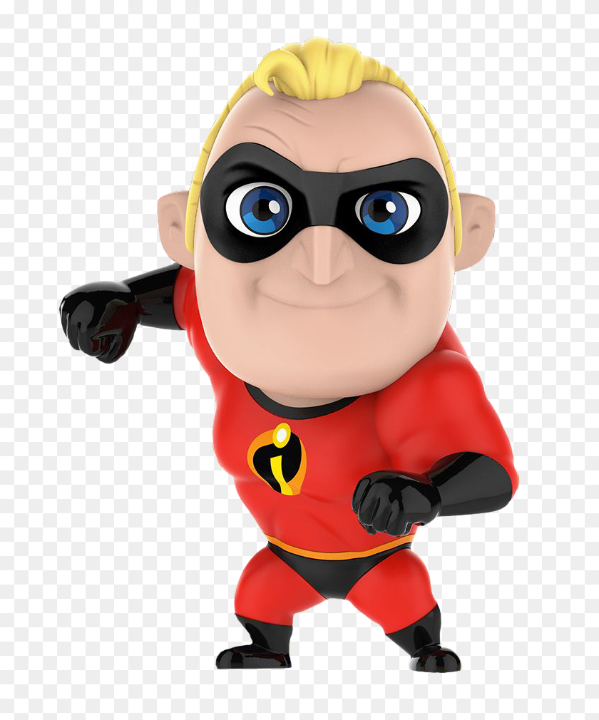 700x950 Incredibles Mr Incredible Cosbaby Hot Toys Bobble Head - Incredibles 2 PNG