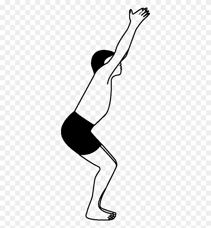 354x849 Indeayoga - Toe Touch Clipart