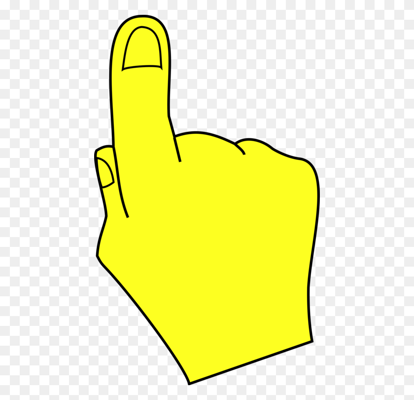 458x750 Index Finger Hand Pointing - Pointing Hand Clipart
