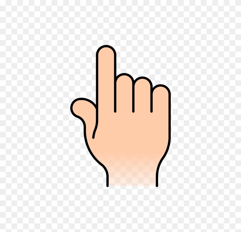 530x750 Index Finger Pointing Hand Pointer - Pointer Finger PNG