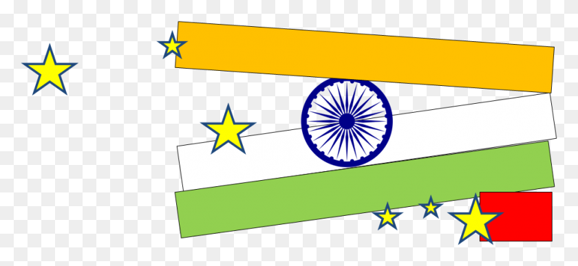 959x403 India China Flags Epg - Chinese Flag PNG